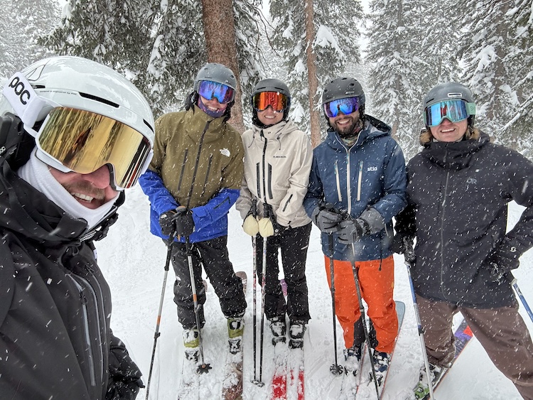 Nimstrata team ski trip.