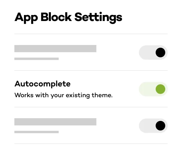 App Block Settings